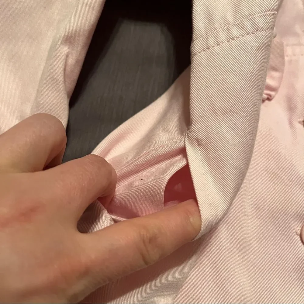 Toddler Girls Gymboree pale light Pink spring Lightweight Jacket for Easter!‎